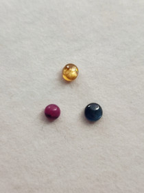 Natural Sapphire lot ( 3 x 2 - 1 mm \ 0,2 ct ) round