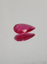 Ruby 0,7 ct pear