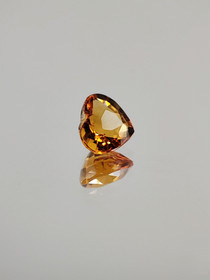 Citrine 0,4 ct heart