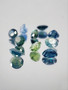 Natural Sapphire lot ( 6 - 5 x  4 x 3 - 2 mm \ 0,8 ct ) oval