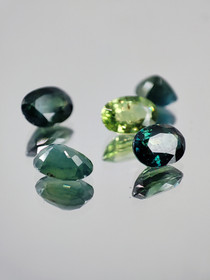 Natural Sapphire lot ( 5 x 4 -  3 x 3 - 2 mm \ 0,5 ct ) oval