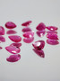 Ruby lot ( 4 x 3 x 2 - 1 mm \ 0,3 ct ) pear