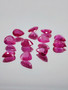Ruby lot ( 4 x 3 x 2 - 1 mm \ 0,3 ct ) pear