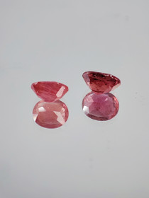 Ruby lot ( 6 - 5 x 4 x 3 mm \ 0,7 ct ) oval