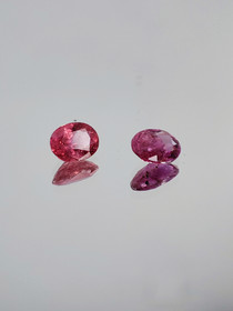 Ruby lot ( 5 x 4 x 2 mm \ 0,4 ct ) oval