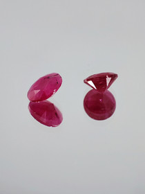 Ruby lot ( 5 - 4 x 2 mm \ 0,4 ct ) round