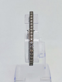 Vintage silver bracelet with stones