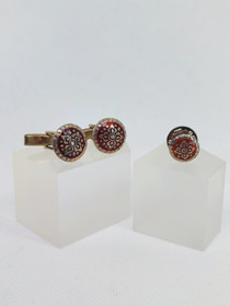 Vintage tie pin and cufflinks set 