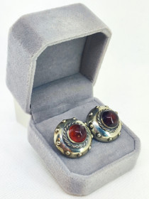 Vintage Baltic amber clips earrings