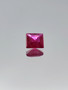 Ruby 0,1 ct square