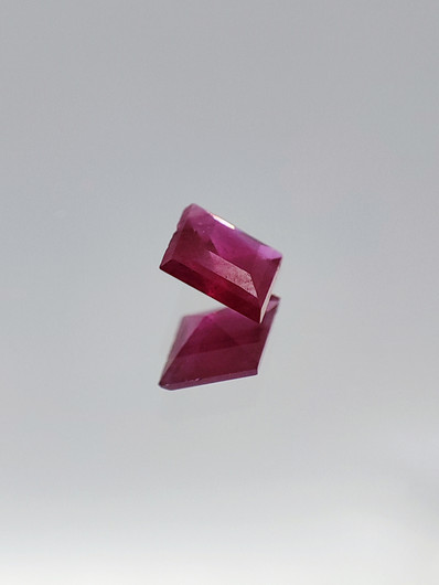 Ruby 0,1 ct square
