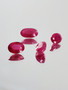Ruby lot ( 4 - 3  x 3 - 2 x 2 - 1 mm \ 0,2 ct ) oval