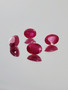 Ruby lot ( 4 - 3  x 3 - 2 x 2 - 1 mm \ 0,2 ct ) oval