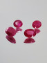 Ruby lot ( 4 - 3  x 3 - 2 x 2 - 1 mm \ 0,2 ct ) oval