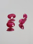 Ruby lot ( 4 - 3  x 3 - 2 x 2 - 1 mm \ 0,2 ct ) oval