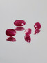 Ruby lot ( 4 - 3  x 3 - 2 x 2 - 1 mm \ 0,2 ct ) oval