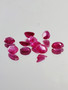 Ruby lot ( 4 - 3  x 3 - 2 x 2 - 1 mm \ 0,2 ct ) oval