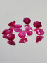 Ruby lot ( 4 - 3  x 3 - 2 x 2 - 1 mm \ 0,2 ct ) oval