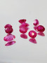 Ruby lot ( 4 - 3  x 3 - 2 x 2 - 1 mm \ 0,2 ct ) oval