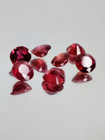 Ruby lot Burma ( 4 x 2 mm \ 0,5 ct ) round