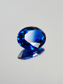 Sapphire (synt.) 2,4 ct oval