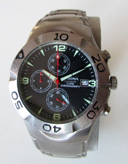 Leijona titanium chrono