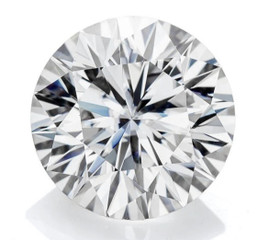 Moissaniitti 7,1 mm / 1,2 ct väritön kirkas briljanttihionta