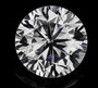 Moissanite round 0,93CT