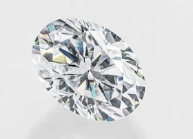 Diamond ( synthetic ) oval 6,2mm / D /  VS1