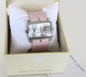 Pierre Cardin ( NOS ), uusi pinkki rannekello, dual time