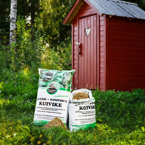 *Huussi-kompostikuivike 40 litraa säkki, sisältäen rahdin