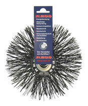 GFK-haspelin / iskuharjapaketin harjalevysetti 3kpl, nylon, kiinnitysreikä ø28mm 
