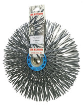 GFK-haspelin / iskuharjapaketin harjalevysetti 5kpl, metalli, kiinnitysreikä  ø28mm