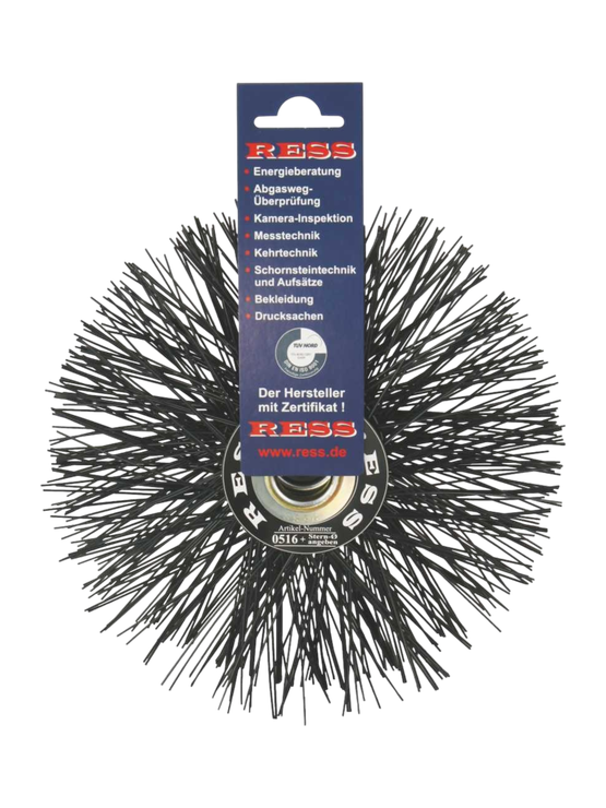 GFK-haspelin / iskuharjapaketin harjalevysetti 3kpl, nylon, kiinnitysreikä ø28mm 