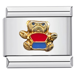 Nalle, sinipunainen