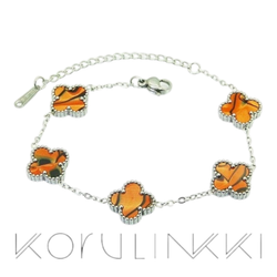 Neliapila rannekoru, ruskea