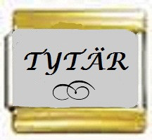 Tytär, kullanväriset reunat