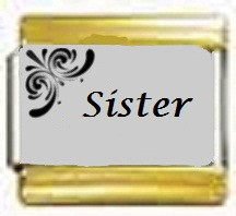 Sister, kullanväriset reunat