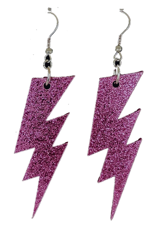 Glitterkorvakorut, Salama pinkki hotglitter