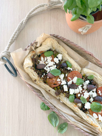 Välimerellinen jauhelihapiirakka