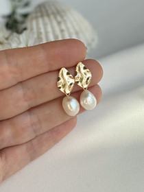 Gold Teardrop  - korvakorut