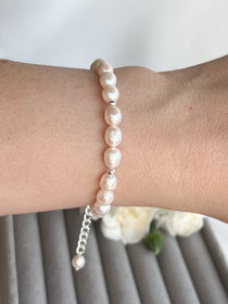 Freshwater pearl silver rannekoru  