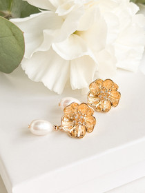  Floral gold  korvakorut 