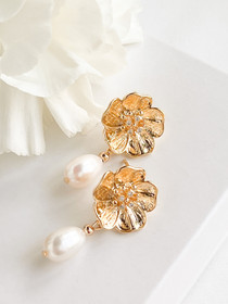  Floral gold  korvakorut 