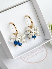 Evelyn korvakorut ( Capri Blue )