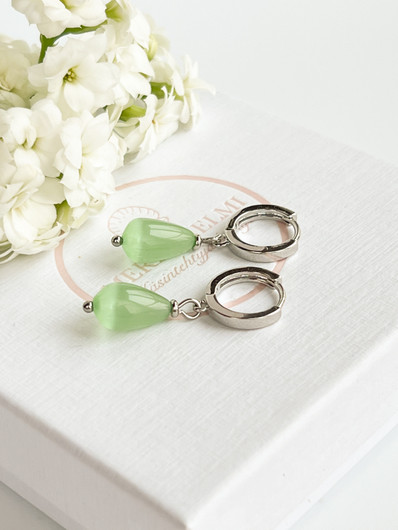 Kissansilmäkvartsi korvakorut 