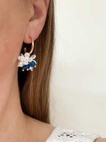 Evelyn korvakorut ( Capri Blue )