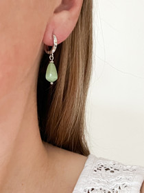 Kissansilmäkvartsi korvakorut 