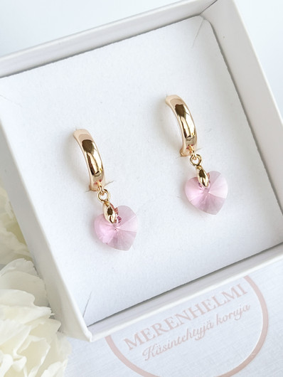 Evely Rose kristallihelmi korvakorut