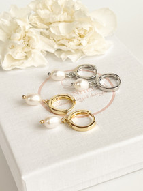 Makeanvedenhelmi  rengaskorvakorut